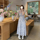 Summer Fresh French Style Sleeveless Dress Soft Backless Slim Fit High Waist Appears Slim Long Dress Women