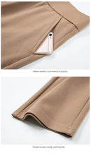 Ladies Casual Leggings Elastic High Waist Work Pants Fat Man Trousers Spring Summer Commuter Dress Trousers Straight Pants